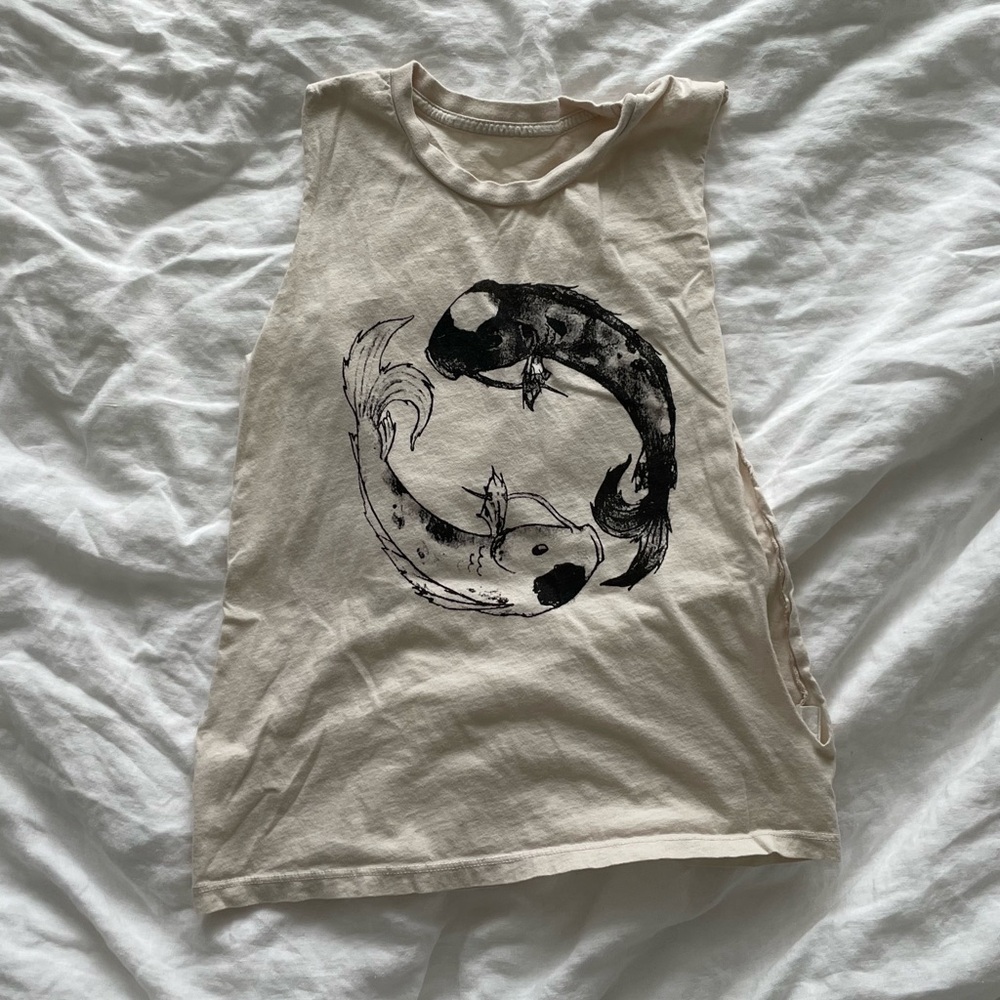 Amazing Yin Yang Brandy Melville Muscle Tank